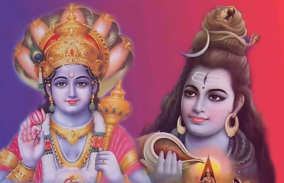 Lord Vishnu and Lord Shiva