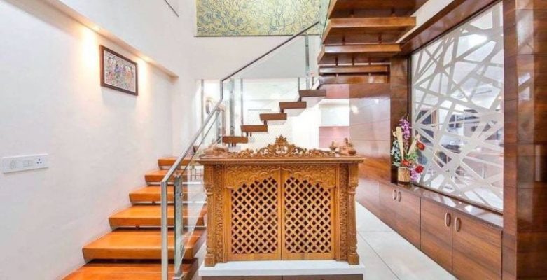 Avoid Pooja Room Near the Bathroom or Under a Staircase